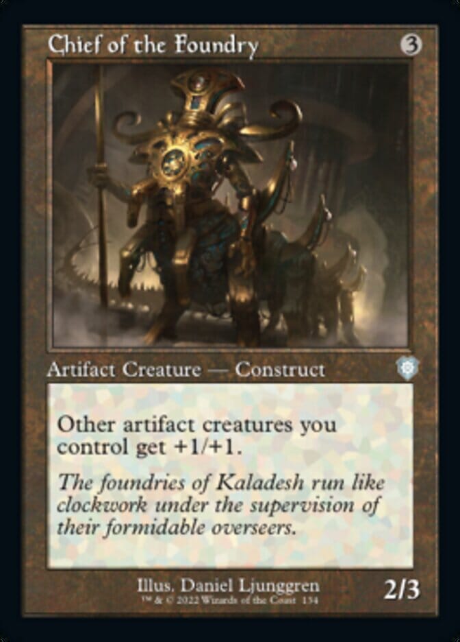 Chief of the Foundry (Retro) [The Brothers' War Commander] MTG Single Magic: The Gathering  | Multizone: Comics And Games