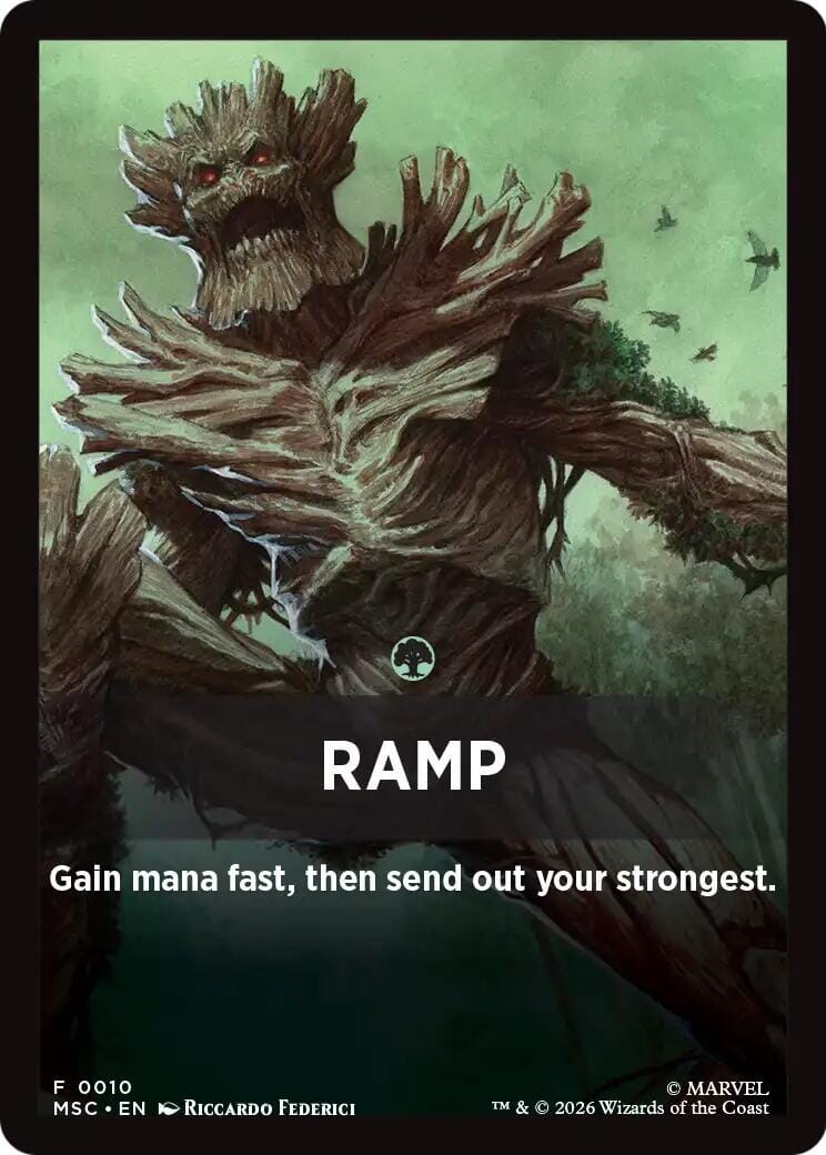 Ramp Theme Card [Marvel Super Heroes Commander] MTG Single Magic: The Gathering  | Multizone: Comics And Games