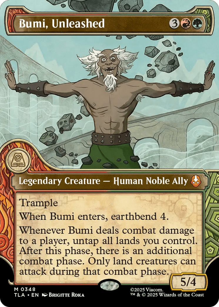 Bumi, Unleashed (Showcase) [Avatar: The Last Airbender] MTG Single Magic: The Gathering  | Multizone: Comics And Games