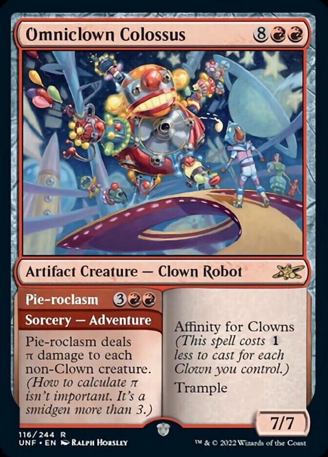 Omniclown Colossus // Pie-roclasm [Unfinity] MTG Single Magic: The Gathering  | Multizone: Comics And Games