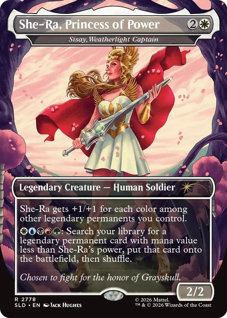 She-Ra, Princess of Power - Sisay, Weatherlight Captain [Secret Lair Drop Series] MTG Single Magic: The Gathering  | Multizone: Comics And Games