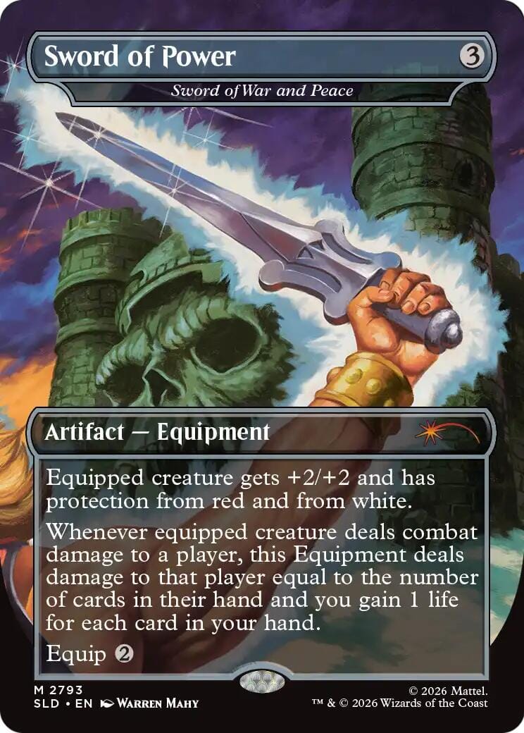 Sword of Power - Sword of War and Peace [Secret Lair Drop Series] MTG Single Magic: The Gathering  | Multizone: Comics And Games