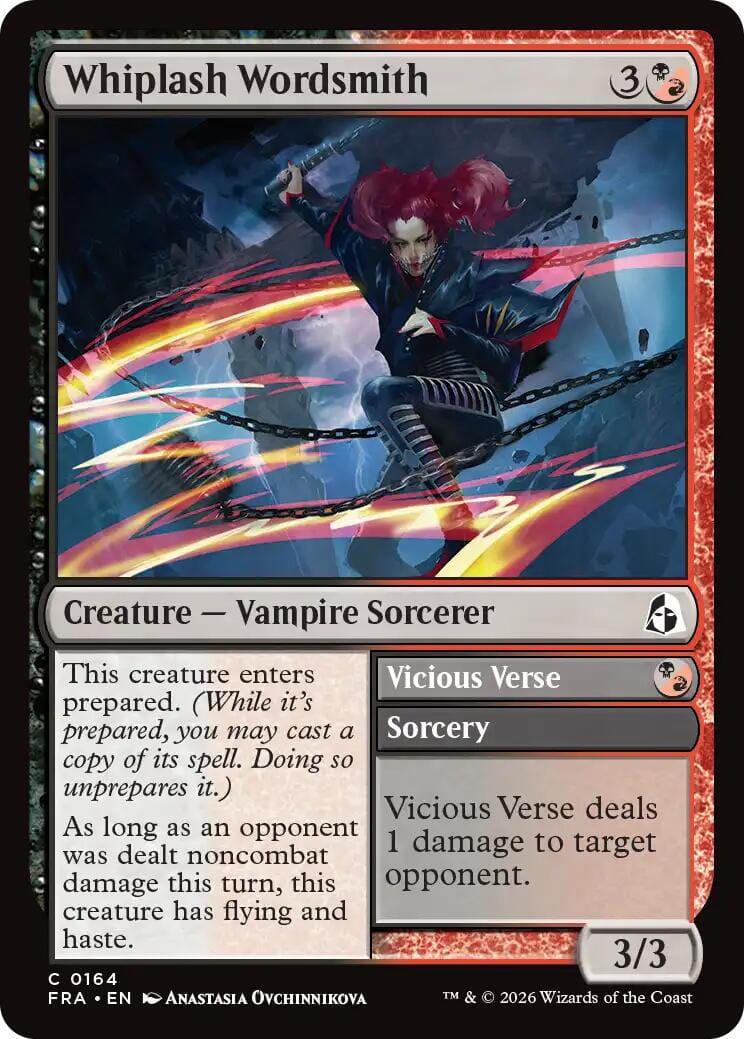 Whiplash Wordsmith [Reality Fracture] MTG Single Magic: The Gathering  | Multizone: Comics And Games