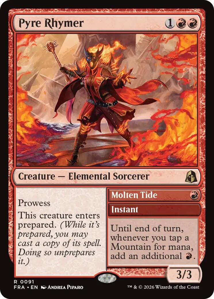 Pyre Rhymer [Reality Fracture] MTG Single Magic: The Gathering  | Multizone: Comics And Games