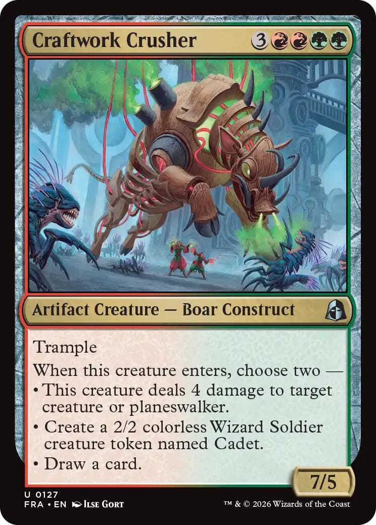 Craftwork Crusher [Reality Fracture] MTG Single Magic: The Gathering  | Multizone: Comics And Games