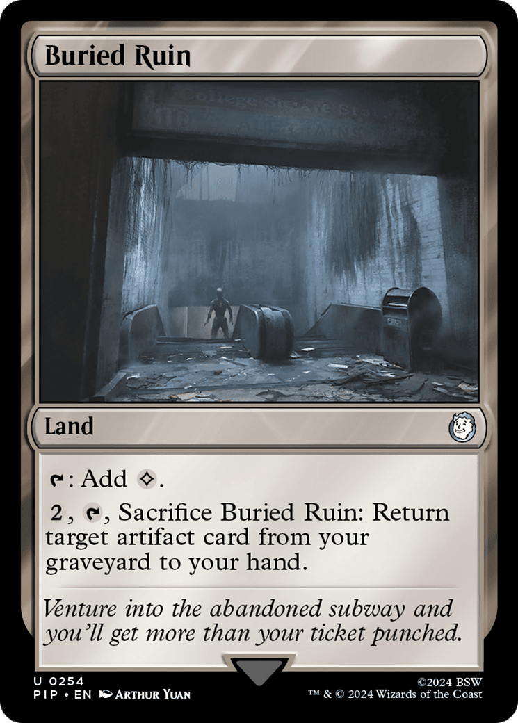 Buried Ruin [Fallout] MTG Single Magic: The Gathering  | Multizone: Comics And Games