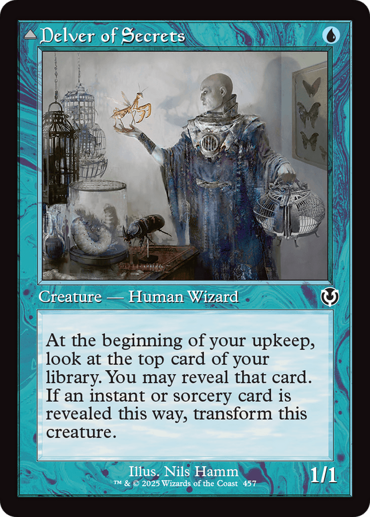 Delver of Secrets // Insectile Aberration (Retro Frame) [Innistrad Remastered] MTG Single Magic: The Gathering  | Multizone: Comics And Games