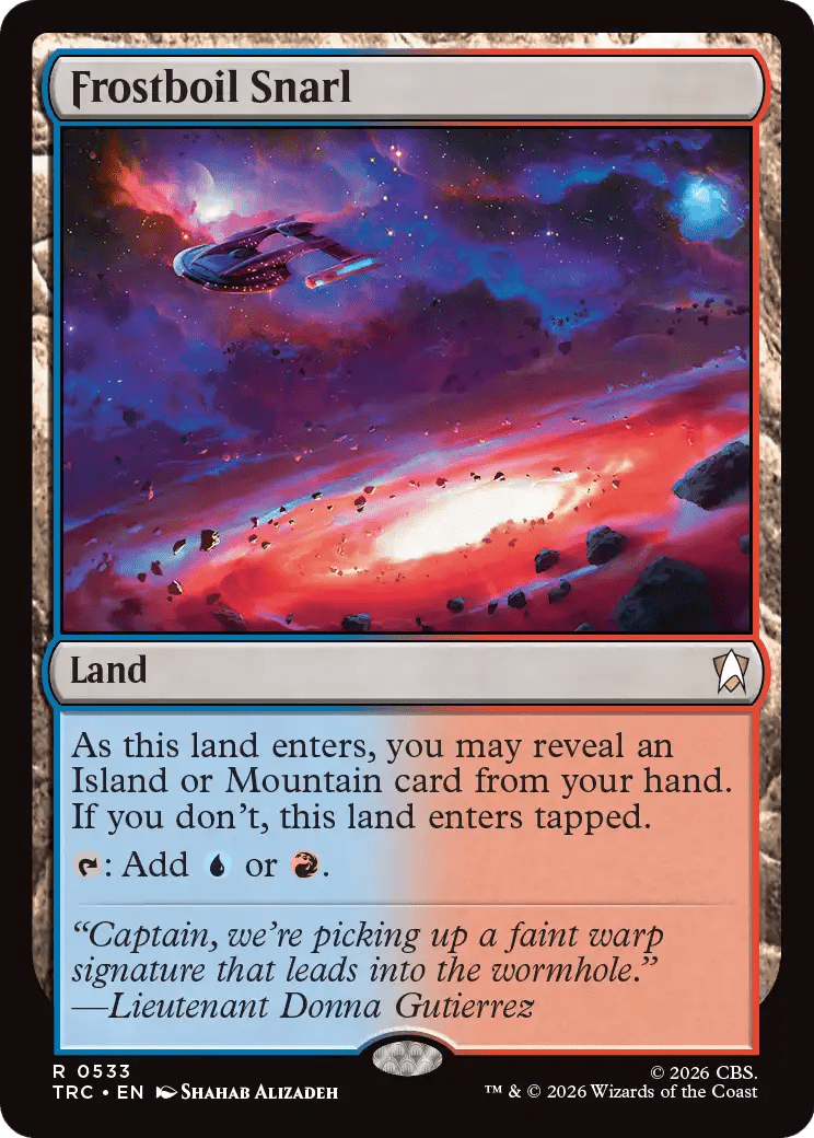 Frostboil Snarl (Surge Foil) [Star Trek Commander] MTG Single Magic: The Gathering  | Multizone: Comics And Games