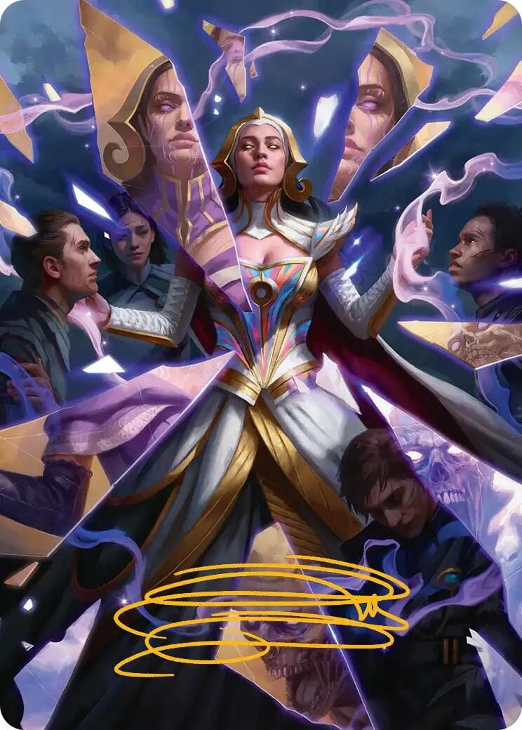 Return to the Light Realms Art Card (5/54) (Gold-Stamped Signature) [Reality Fracture Art Series] MTG Single Magic: The Gathering  | Multizone: Comics And Games