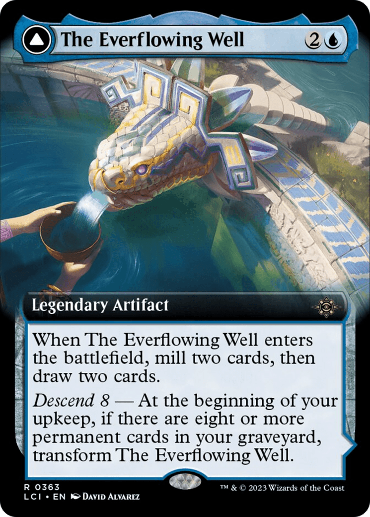 The Everflowing Well // The Myriad Pools (Extended Art) [The Lost Caverns of Ixalan] MTG Single Magic: The Gathering  | Multizone: Comics And Games