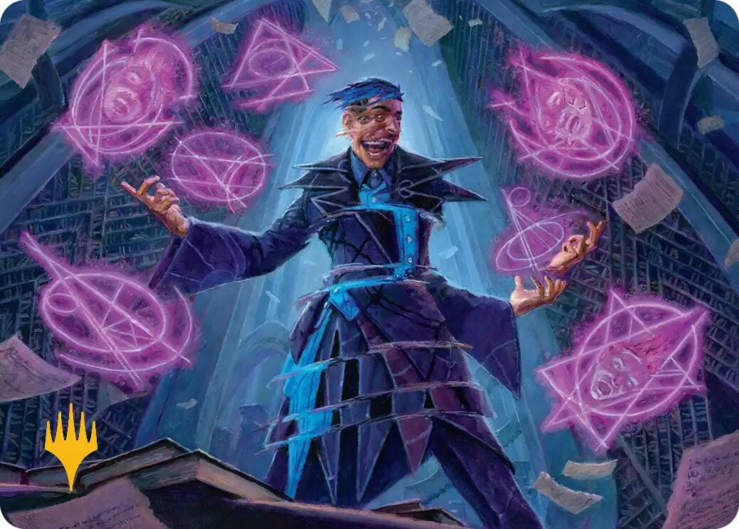 Dark Matter Manipulator Art Card (Gold-Stamped) [Reality Fracture Art Series] MTG Single Magic: The Gathering  | Multizone: Comics And Games