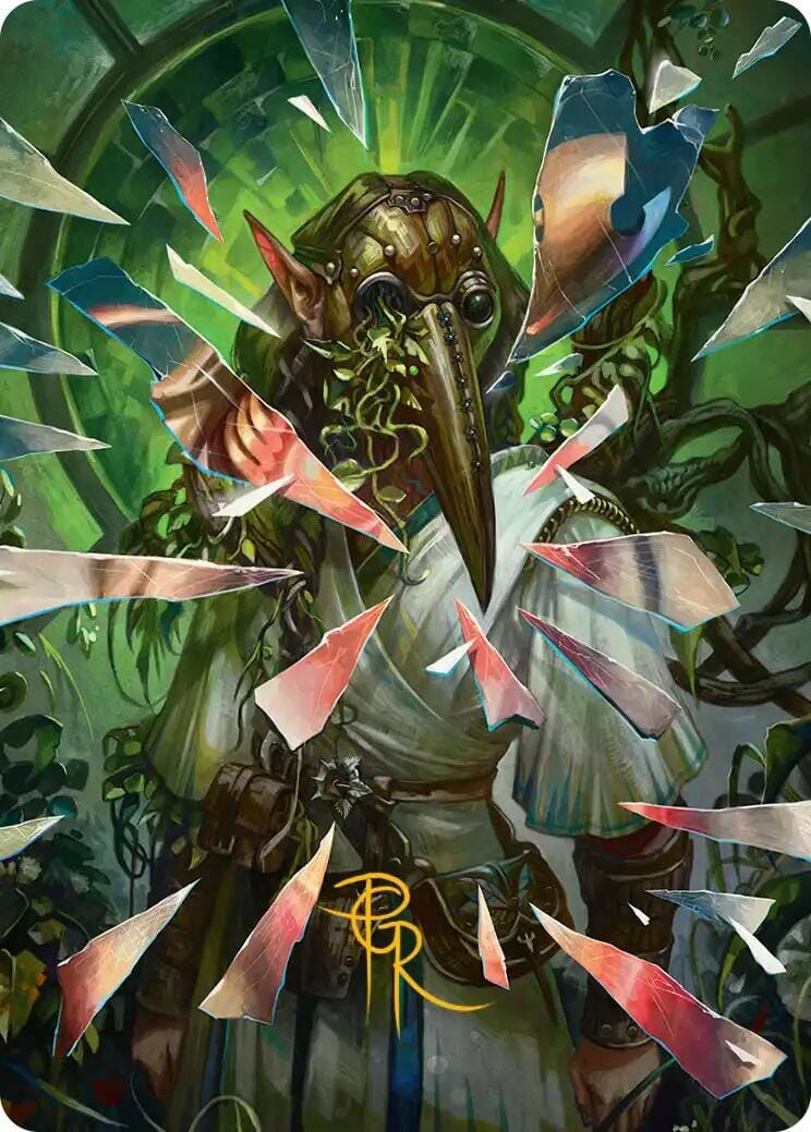 Simulacrum Shaper Art Card (Gold-Stamped Signature) [Reality Fracture Art Series] MTG Single Magic: The Gathering  | Multizone: Comics And Games