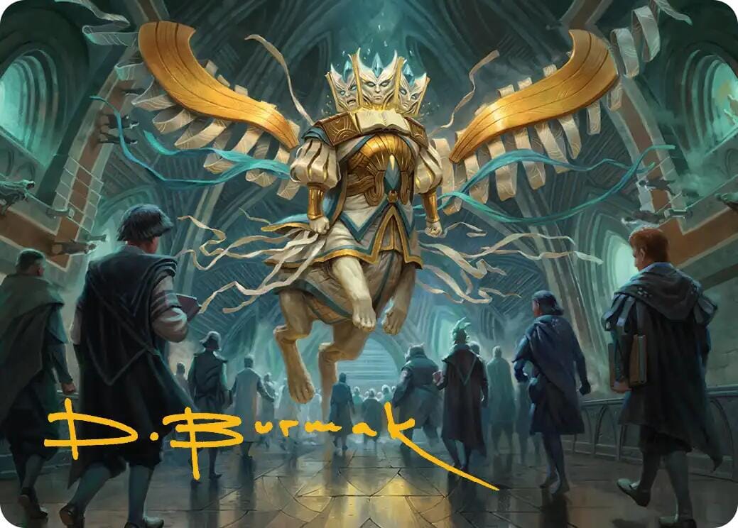 Denzilore Fatehold Art Card (Gold-Stamped Signature) [Reality Fracture Art Series] MTG Single Magic: The Gathering  | Multizone: Comics And Games