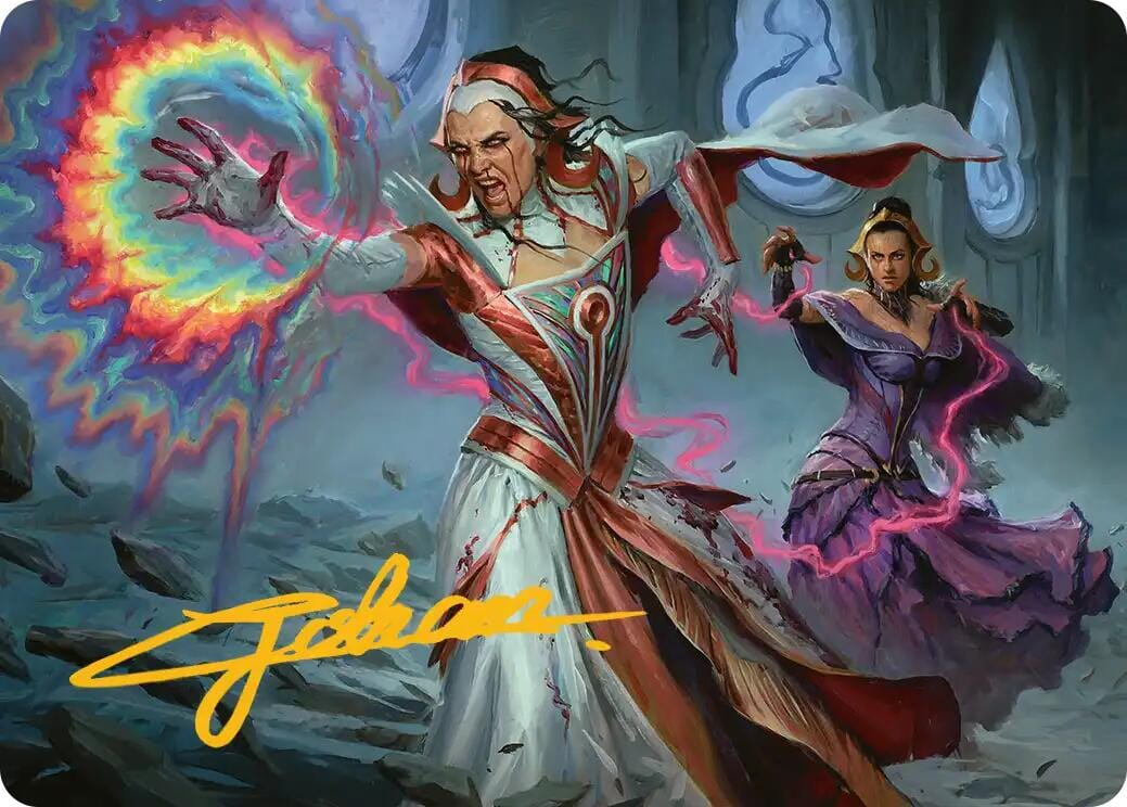 Vindictive Triumph Art Card (Gold-Stamped Signature) [Reality Fracture Art Series] MTG Single Magic: The Gathering  | Multizone: Comics And Games