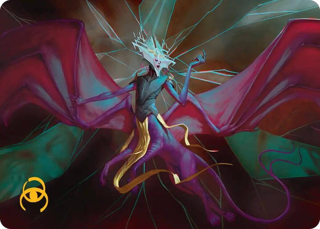 Ingris Stingerquill Art Card (Gold-Stamped Signature) [Reality Fracture Art Series] MTG Single Magic: The Gathering  | Multizone: Comics And Games