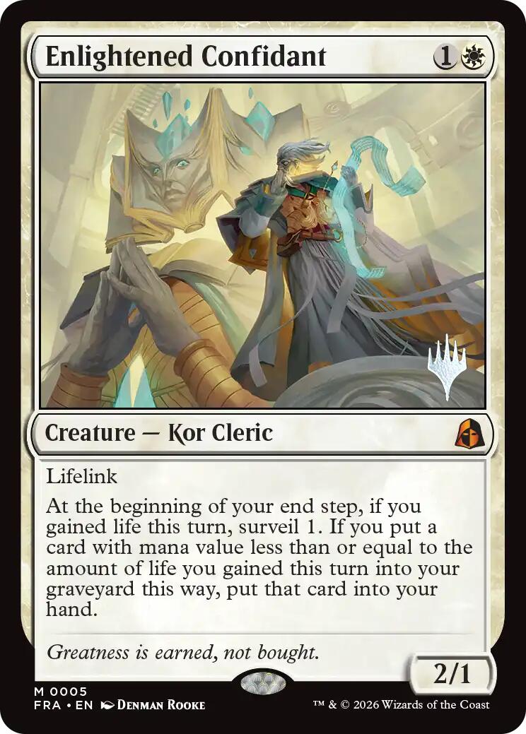 Enlightened Confidant [Reality Fracture Promos] | Multizone: Comics And Games