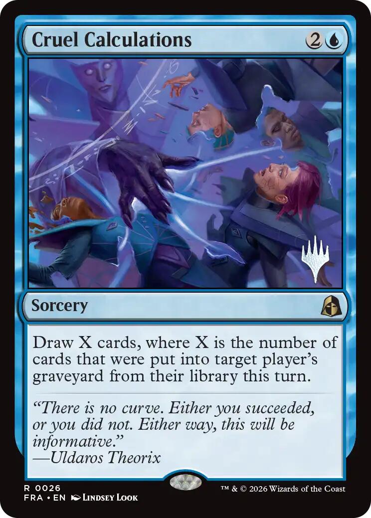 Cruel Calculations [Reality Fracture Promos] | Multizone: Comics And Games