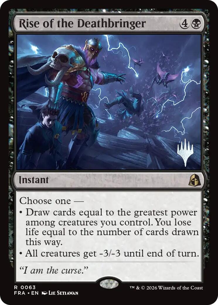 Rise of the Deathbringer [Reality Fracture Promos] MTG Single Magic: The Gathering  | Multizone: Comics And Games