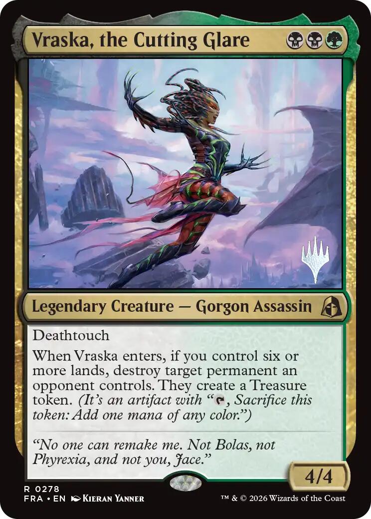 Vraska, the Cutting Glare [Reality Fracture Promos] | Multizone: Comics And Games