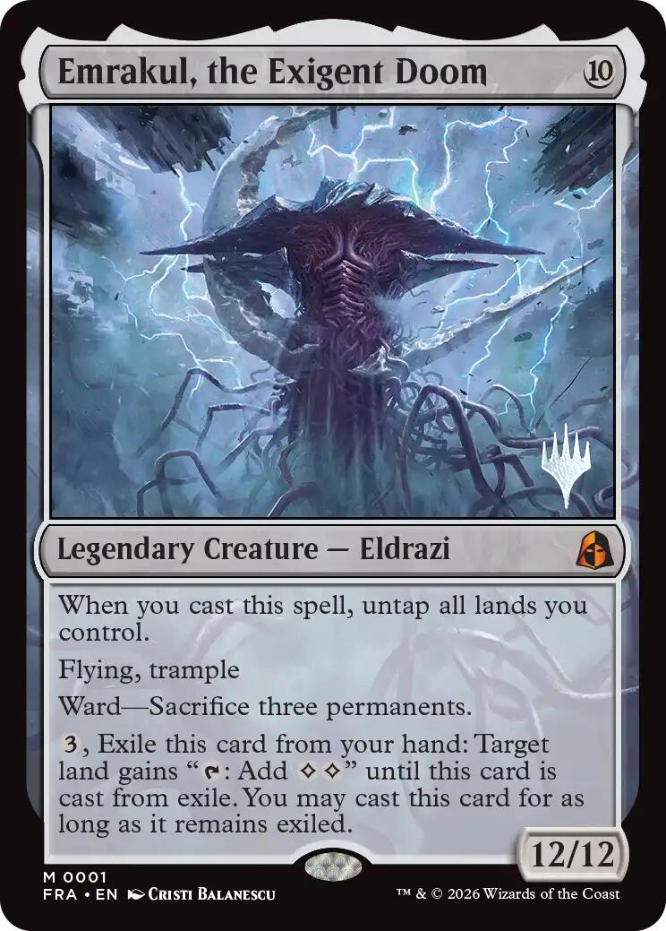 Emrakul, the Exigent Doom [Reality Fracture Promos] | Multizone: Comics And Games