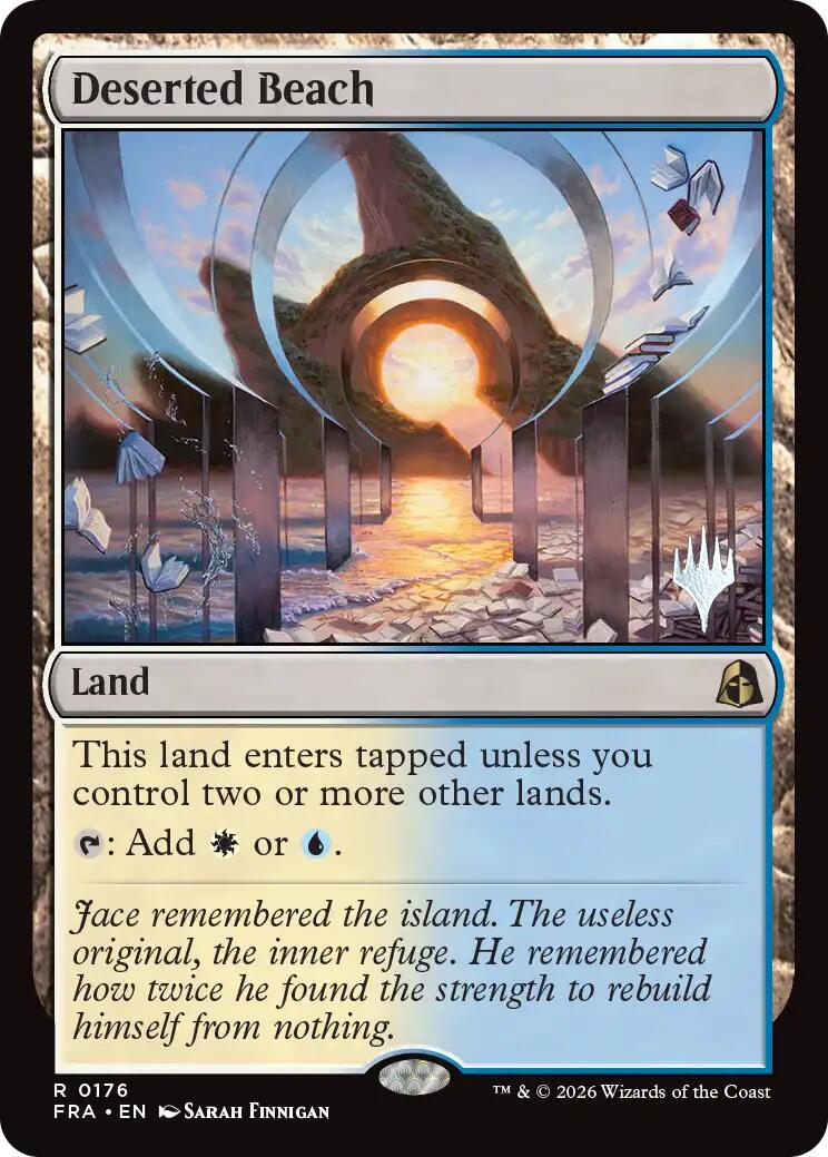 Deserted Beach [Reality Fracture Promos] MTG Single Magic: The Gathering  | Multizone: Comics And Games