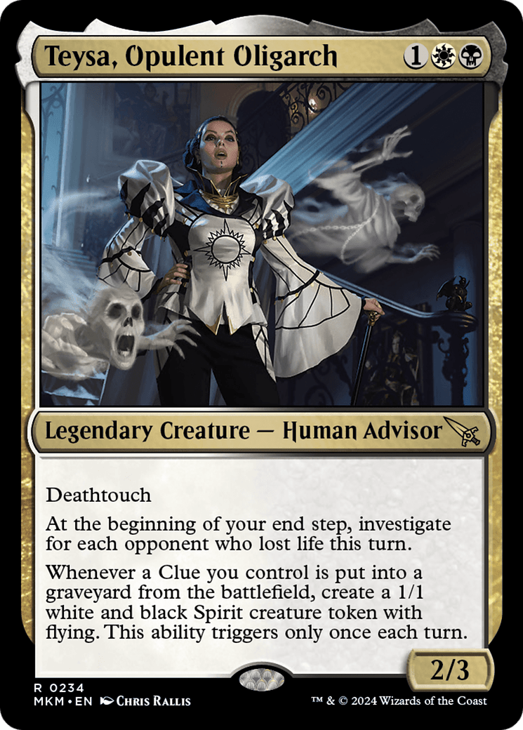 Teysa, Opulent Oligarch [Murders at Karlov Manor] MTG Single Magic: The Gathering  | Multizone: Comics And Games