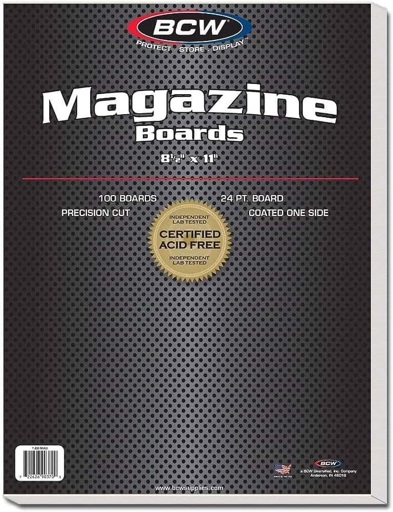 BCW back boards Multizone  | Multizone: Comics And Games