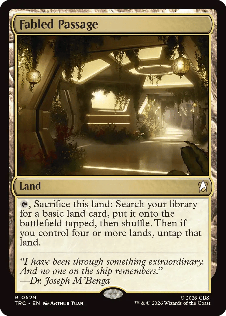 Fabled Passage (Surge Foil) [Star Trek Commander] MTG Single Magic: The Gathering  | Multizone: Comics And Games