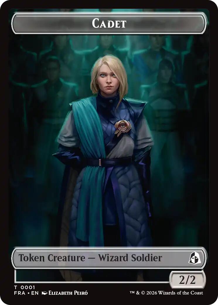 Cadet // Jace Double-Sided Token [Reality Fracture Tokens] | Multizone: Comics And Games
