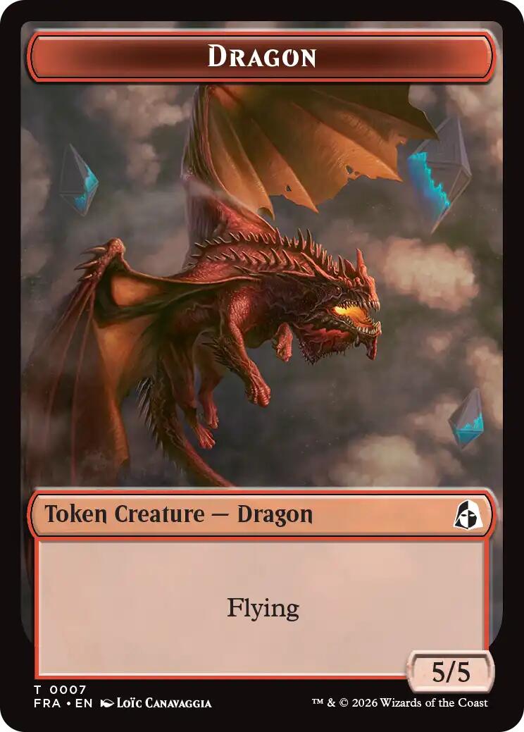 Dragon // Forest Tentacle Double-Sided Token [Reality Fracture Tokens] | Multizone: Comics And Games