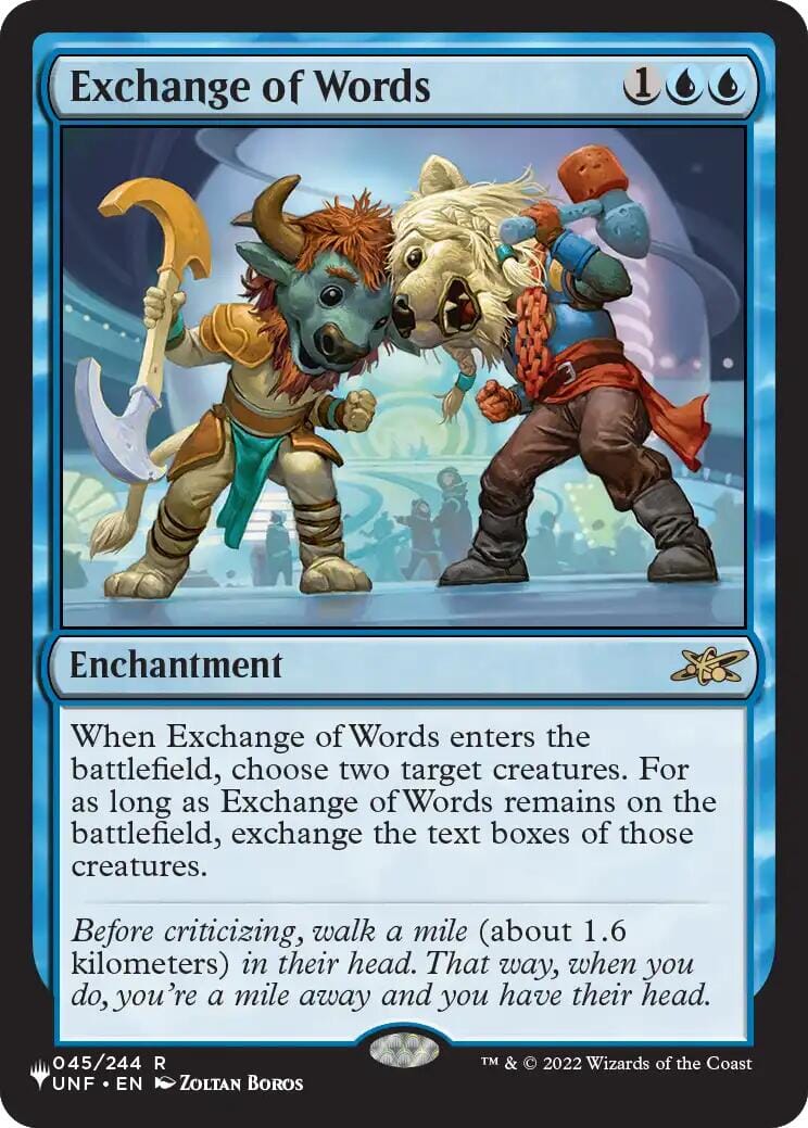 Exchange of Words [The List] MTG Single Magic: The Gathering  | Multizone: Comics And Games