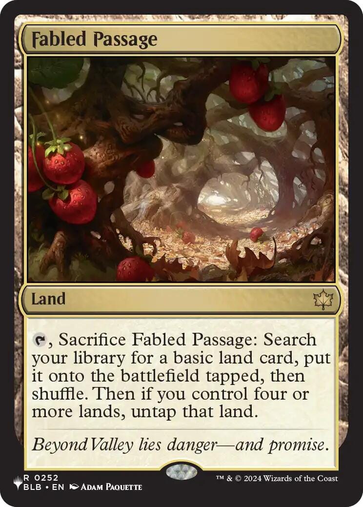 Fabled Passage (BLB) [The List] MTG Single Magic: The Gathering  | Multizone: Comics And Games