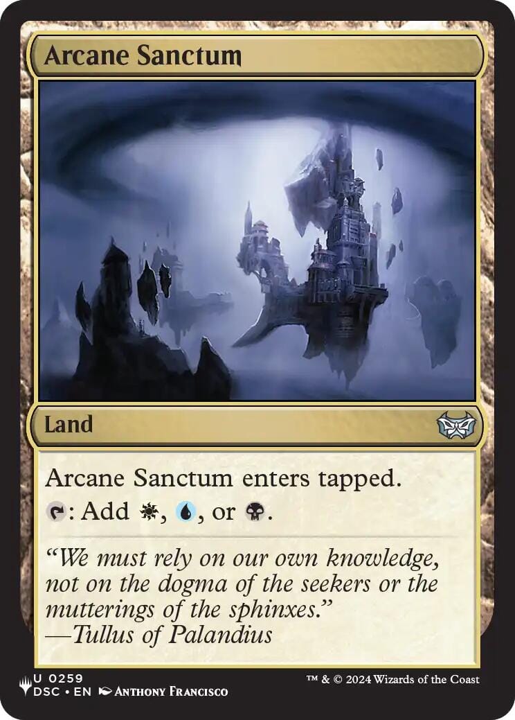 Arcane Sanctum (DSC) [The List] MTG Single Magic: The Gathering  | Multizone: Comics And Games