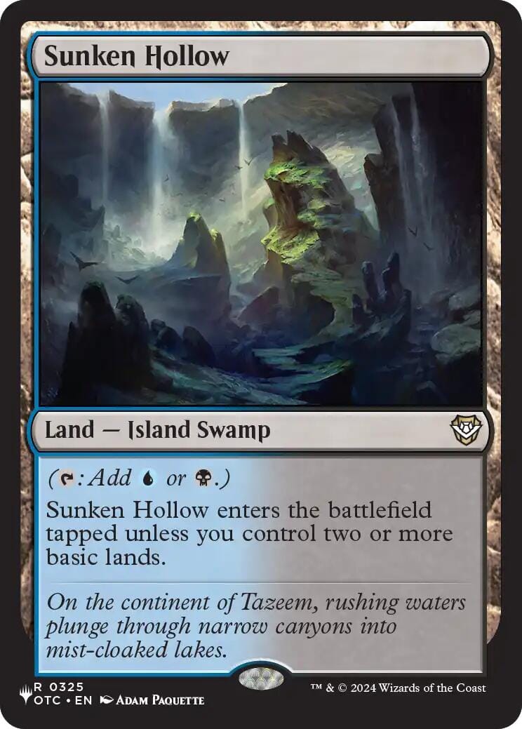 Sunken Hollow [The List] MTG Single Magic: The Gathering  | Multizone: Comics And Games
