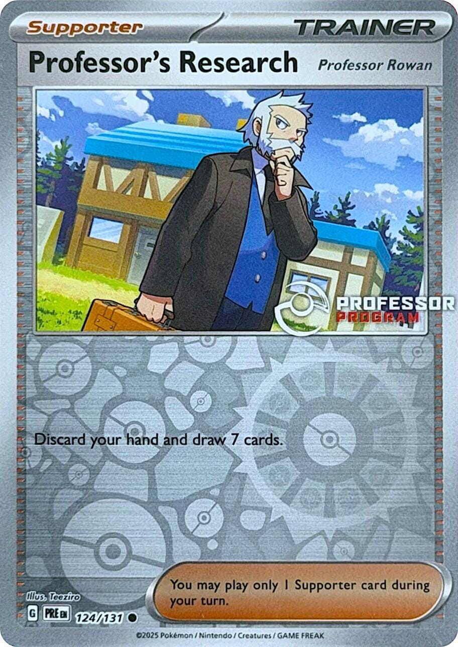Professor's Research [Professor Rowan] - 124/131 [Professor Program Promos] Pokemon Single Pokémon  | Multizone: Comics And Games