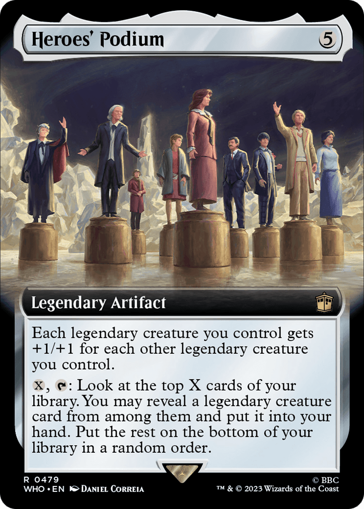 Heroes' Podium (Extended Art) [Doctor Who] MTG Single Magic: The Gathering  | Multizone: Comics And Games