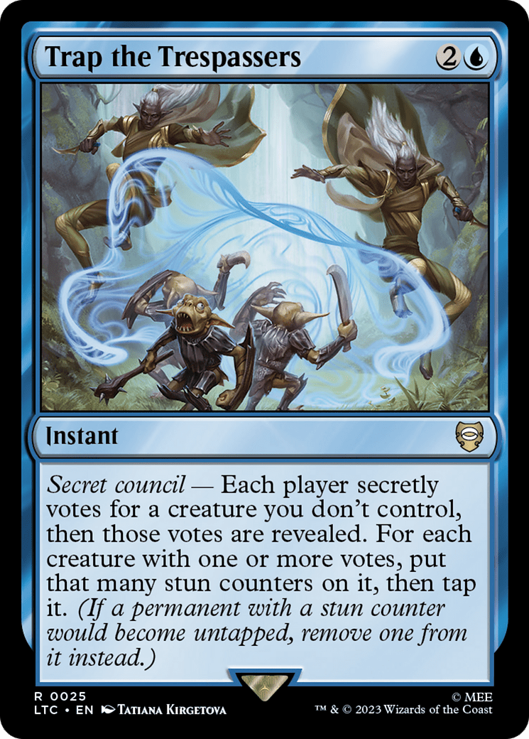 Trap the Trespassers [The Lord of the Rings: Tales of Middle-Earth Commander] MTG Single Magic: The Gathering  | Multizone: Comics And Games