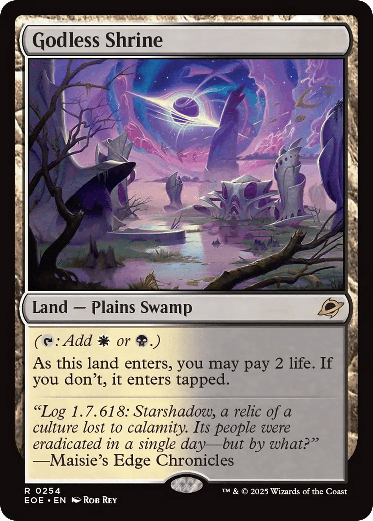 Godless Shrine [Edge of Eternities] MTG Single Magic: The Gathering  | Multizone: Comics And Games