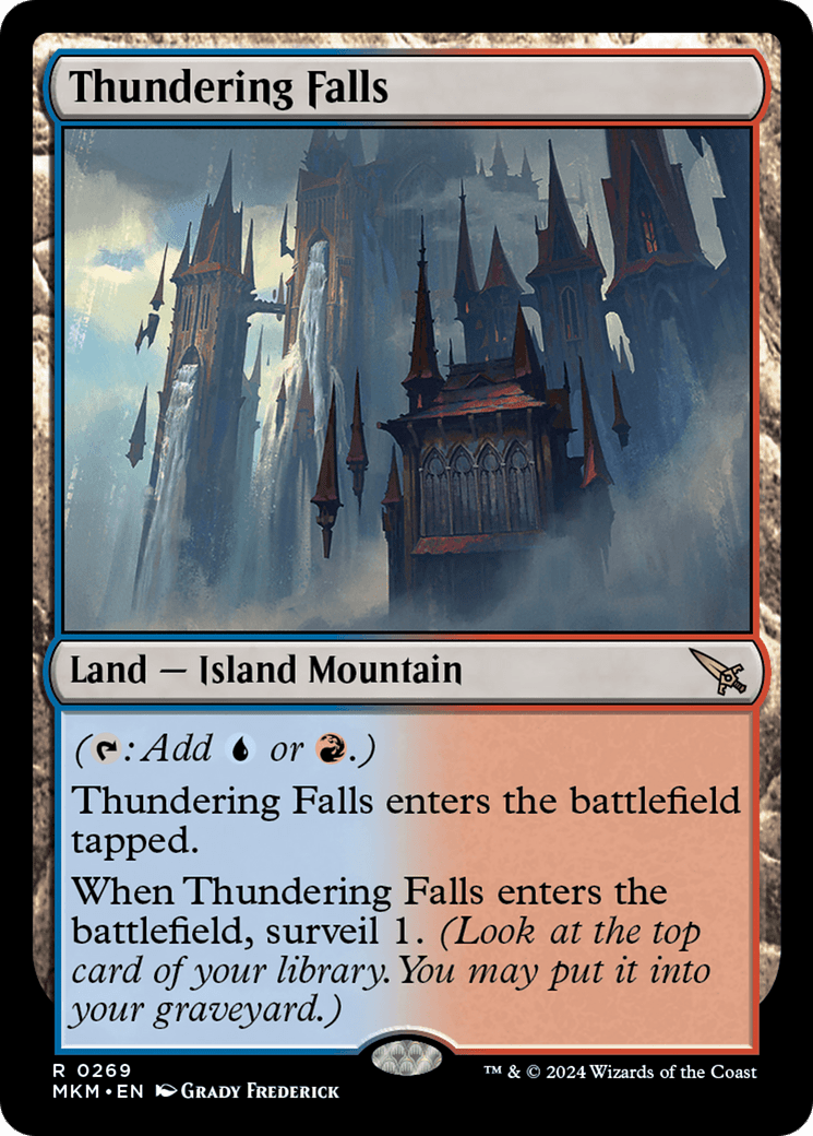 Thundering Falls [Murders at Karlov Manor] MTG Single Magic: The Gathering  | Multizone: Comics And Games