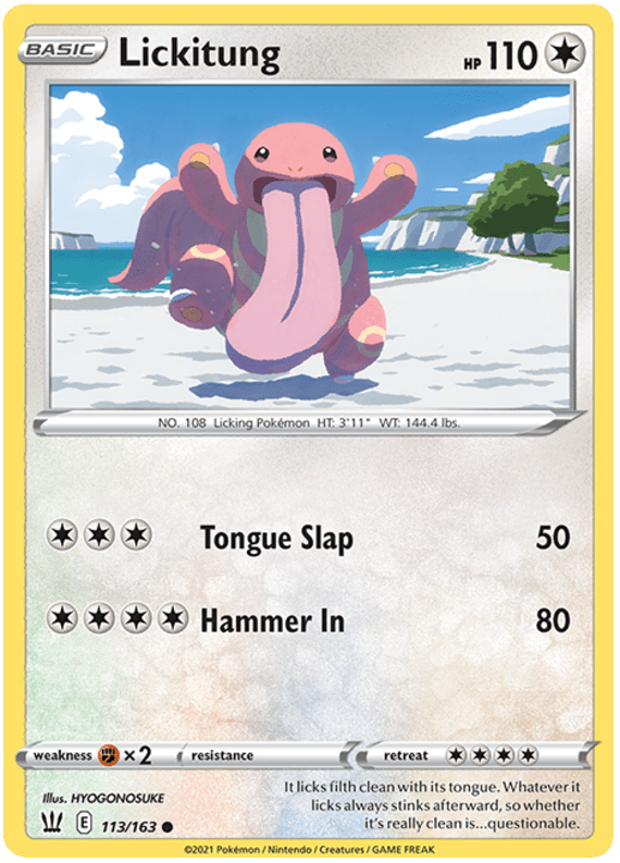 Lickitung (113/163) [Sword & Shield: Battle Styles] Pokemon Single Pokémon  | Multizone: Comics And Games