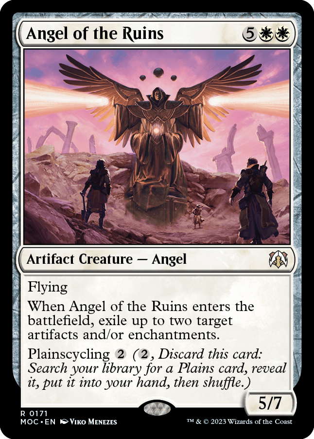 Angel of the Ruins [March of the Machine Commander] MTG Single Magic: The Gathering  | Multizone: Comics And Games