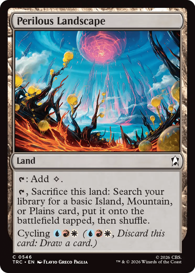 Perilous Landscape [Star Trek Commander] MTG Single Magic: The Gathering  | Multizone: Comics And Games