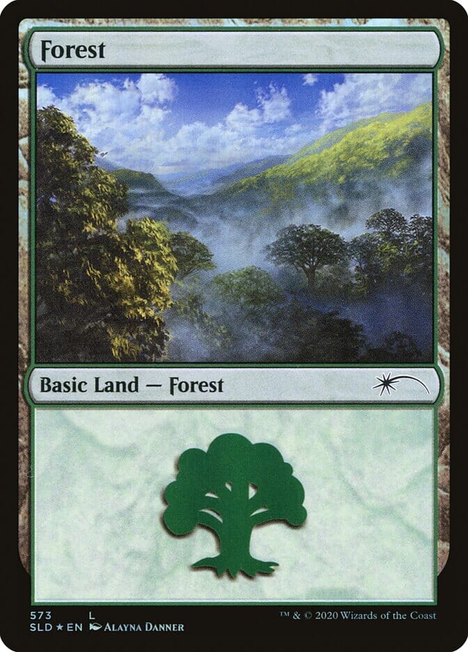 Forest (Lands) (573) [Secret Lair Drop Promos] MTG Single Magic: The Gathering  | Multizone: Comics And Games