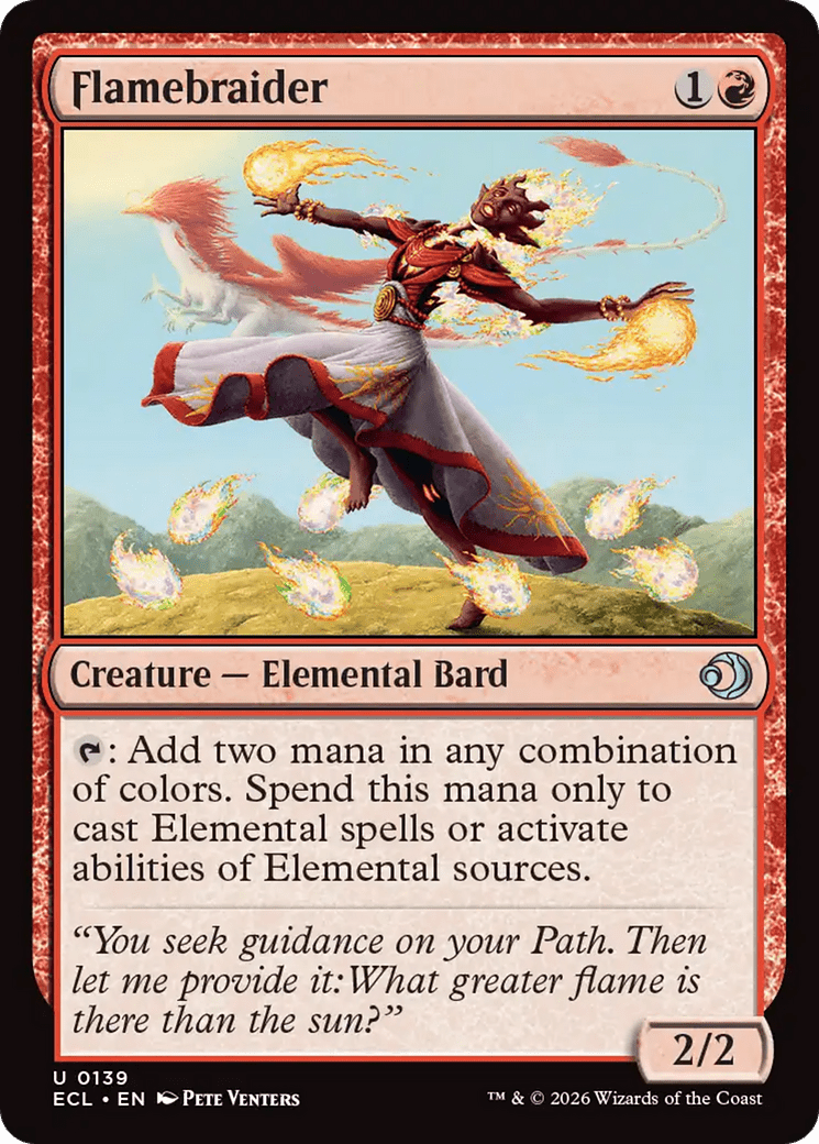 Flamebraider [Lorwyn Eclipsed] MTG Single Magic: The Gathering  | Multizone: Comics And Games