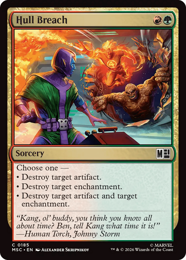 Hull Breach [Marvel Super Heroes Commander] MTG Single Magic: The Gathering  | Multizone: Comics And Games