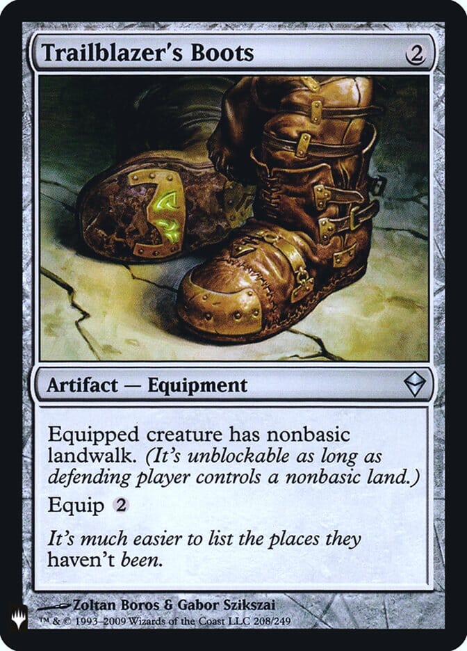 Trailblazer's Boots [Mystery Booster] MTG Single Magic: The Gathering  | Multizone: Comics And Games