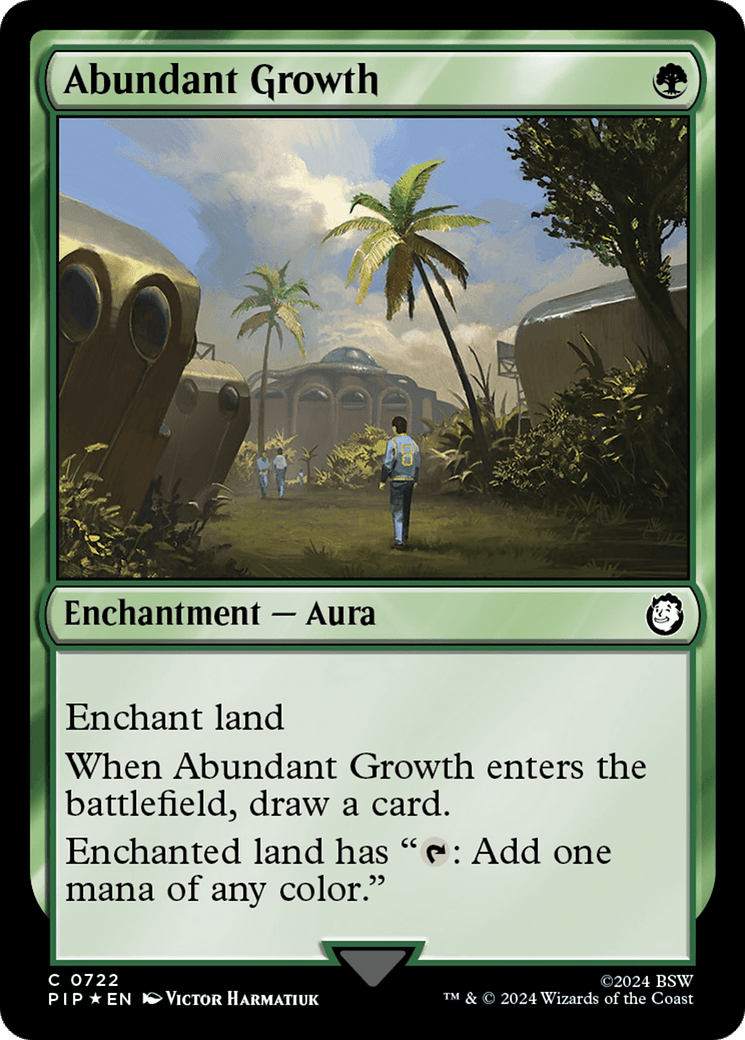 Abundant Growth (Surge Foil) [Fallout] MTG Single Magic: The Gathering  | Multizone: Comics And Games