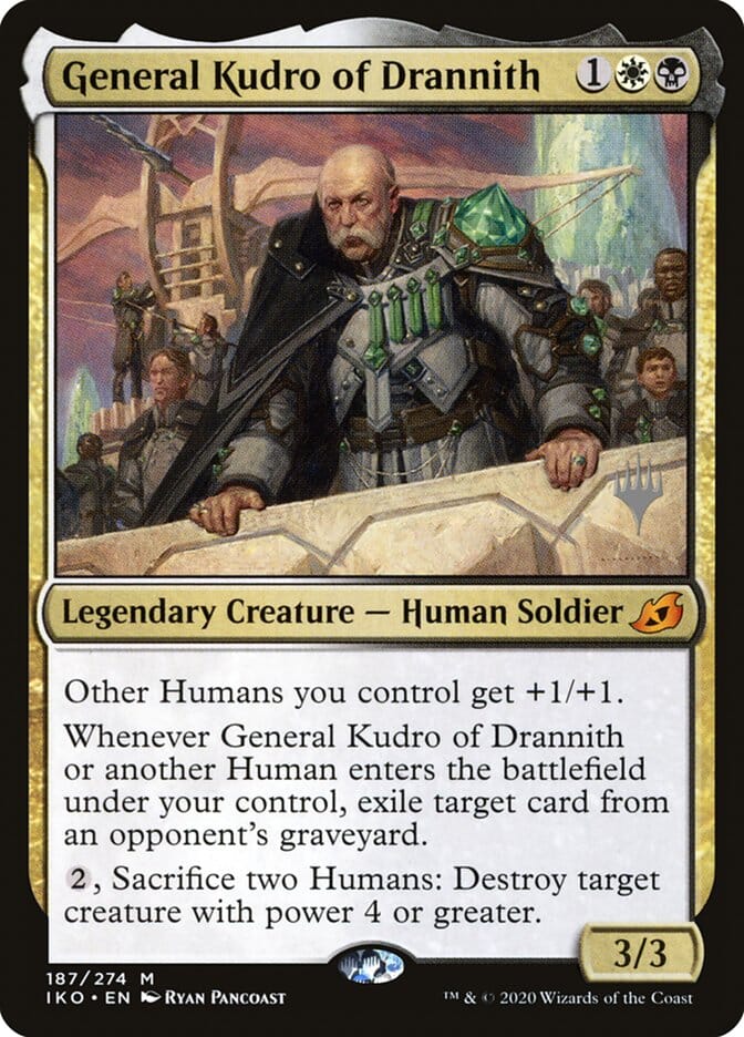 General Kudro of Drannith (Promo Pack) [Ikoria: Lair of Behemoths Promos] MTG Single Magic: The Gathering  | Multizone: Comics And Games