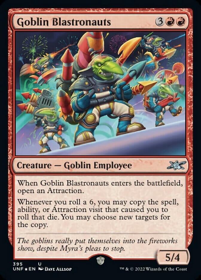 Goblin Blastronauts (Galaxy Foil) [Unfinity] MTG Single Magic: The Gathering  | Multizone: Comics And Games