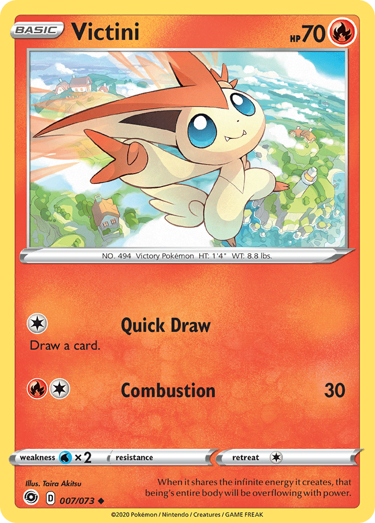 Victini (007/073) [Sword & Shield: Champion's Path] Pokemon Single Pokémon  | Multizone: Comics And Games